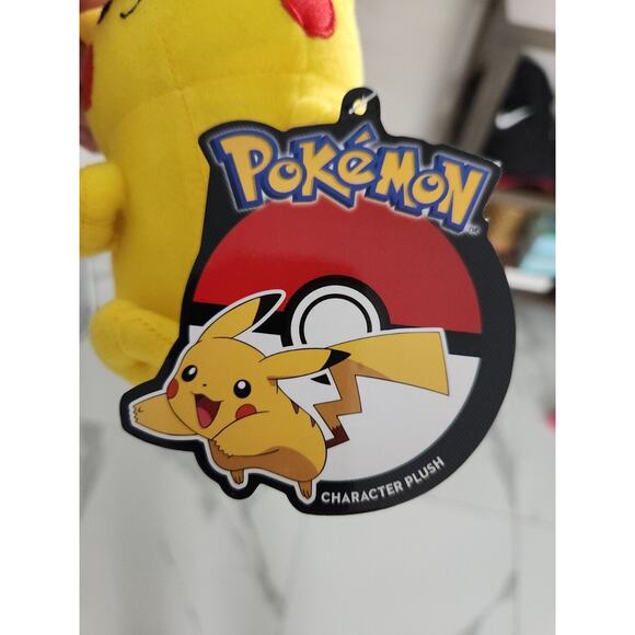 Pokémon PIKACHU Plush 6" Character Stuffed Toy Factory New W tag 2020 - Picture 7 of 8